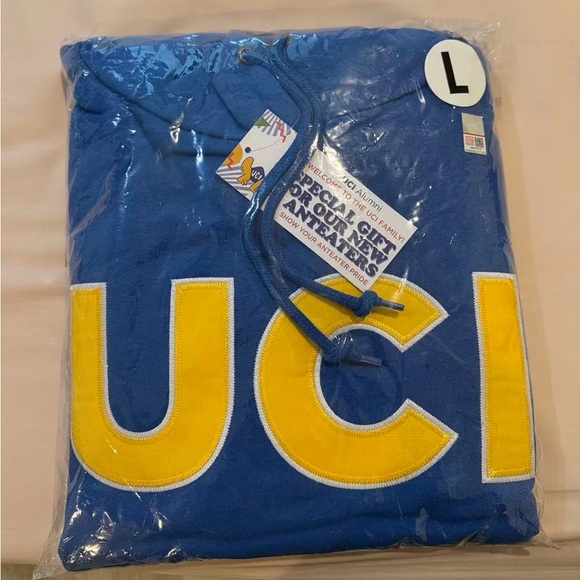 UCI Blue and Yellow Hoodie UC Irvine - Picture 1 of 1
